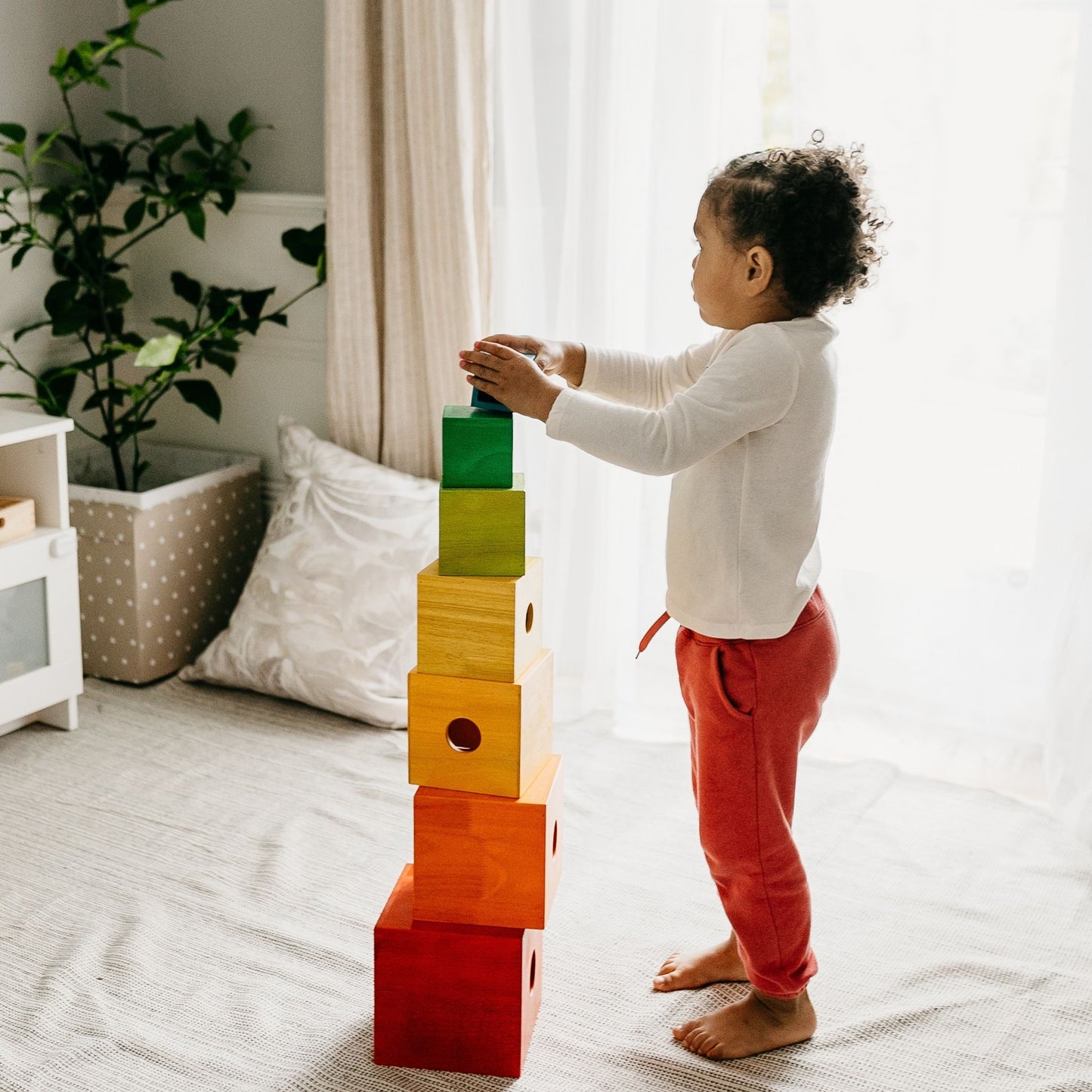 Rainbow Nesting Boxes