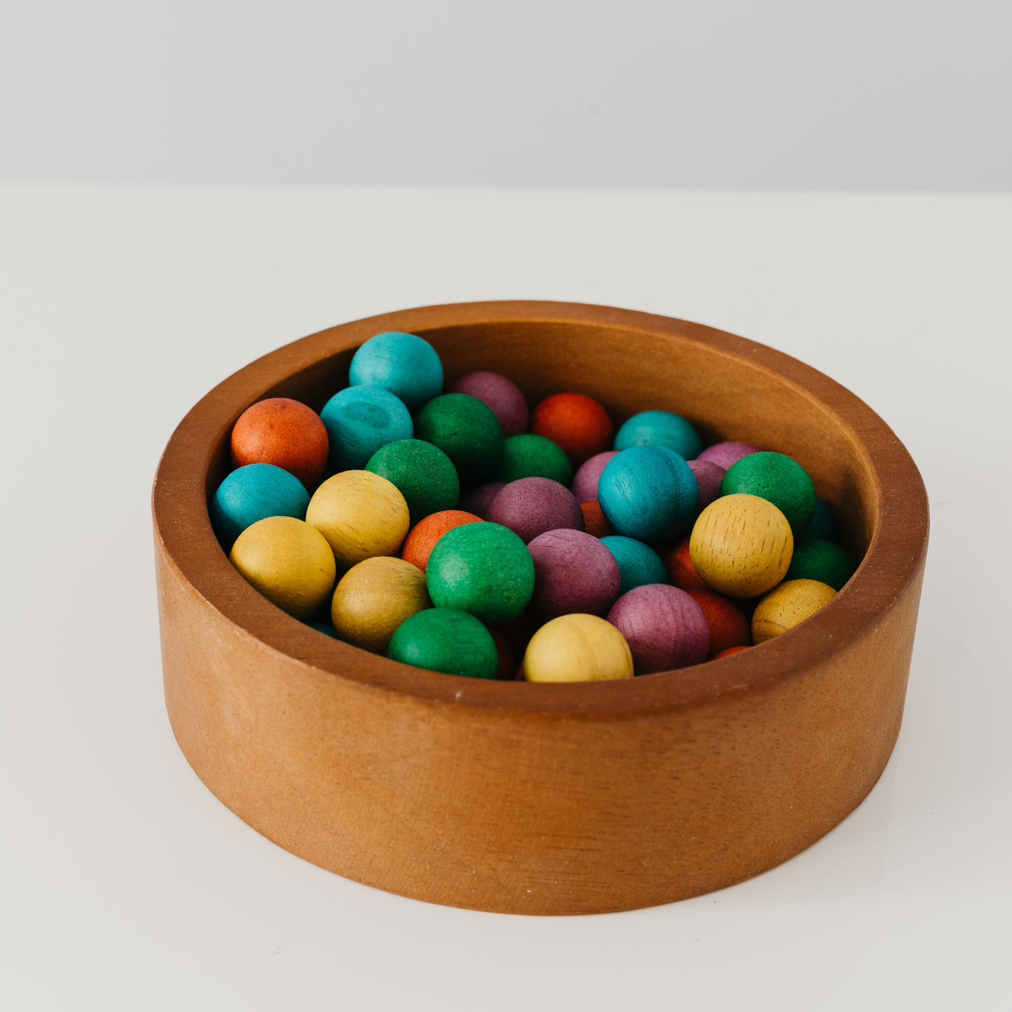 Set of 2 Bundle - Stacking & Nesting Bowls | Wooden Ball Set of 50 