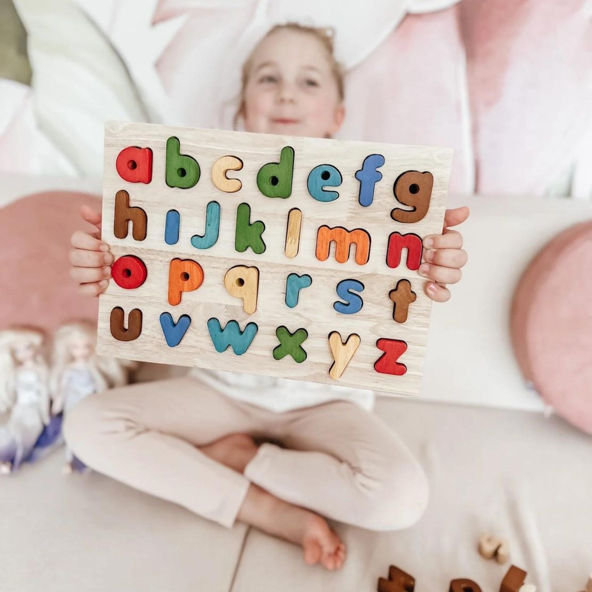 Colorful Lower Case Letter Puzzle