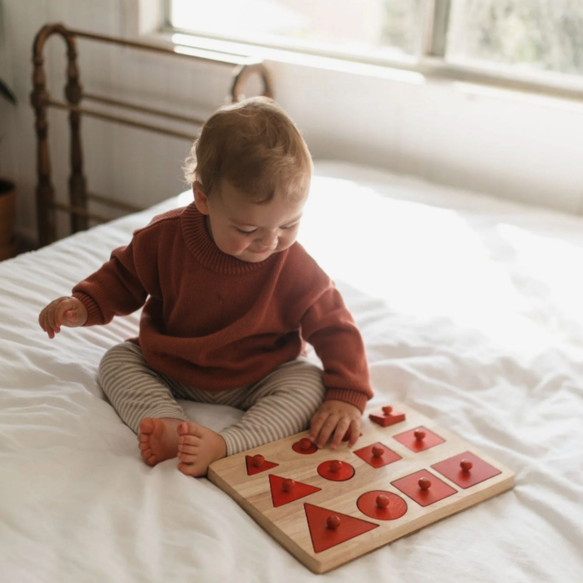 Toddler Knob Shapes Puzzle