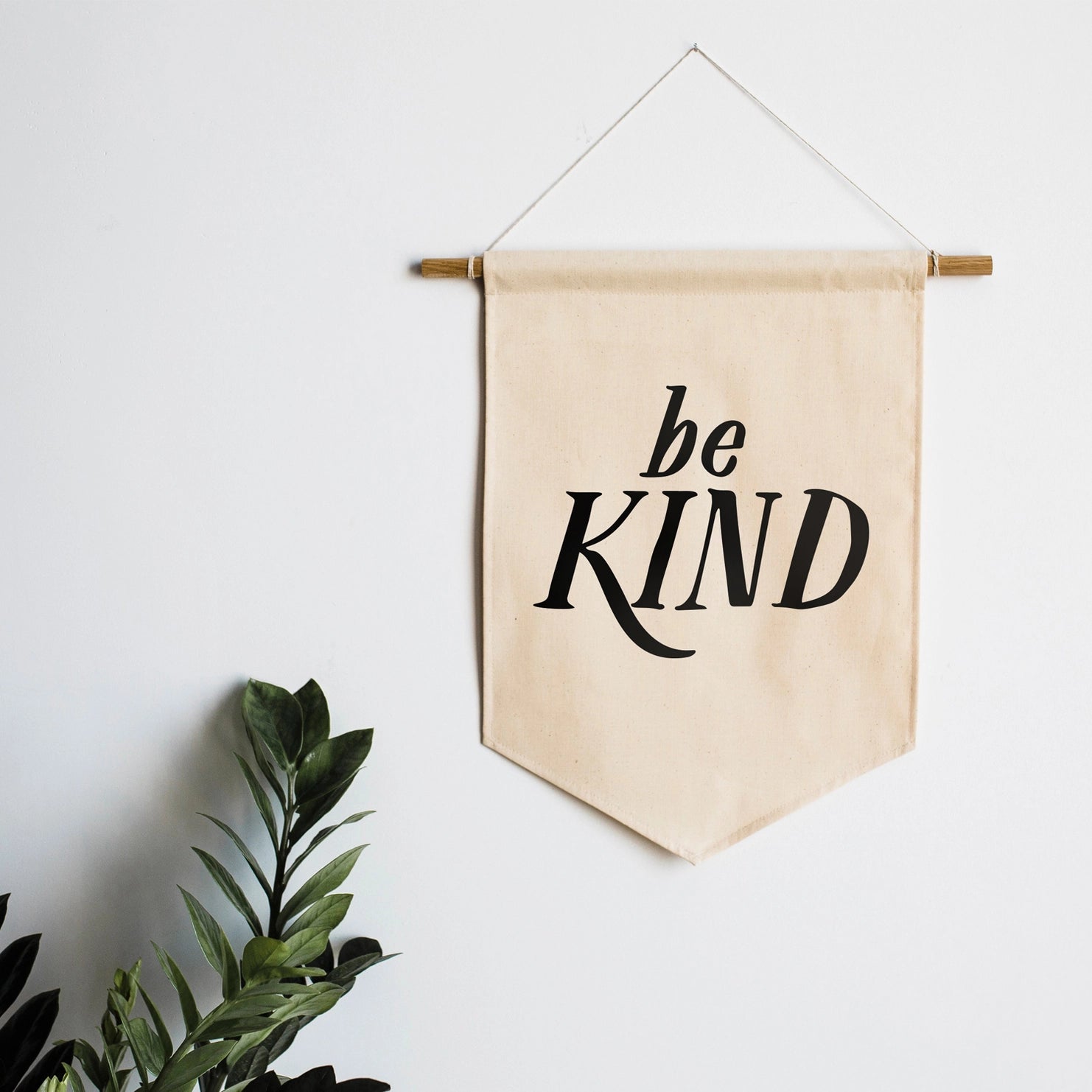 Be Kind Canvas Banner - The Nurturing Nook