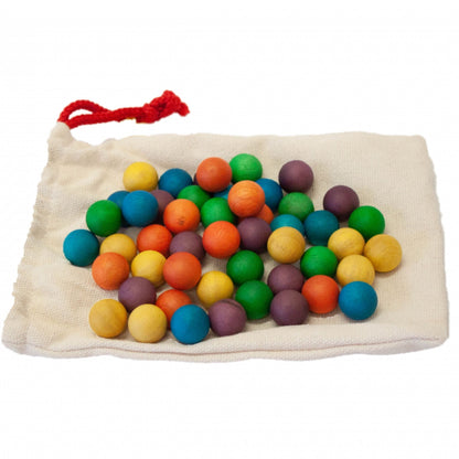 Wooden Ball Set of 50