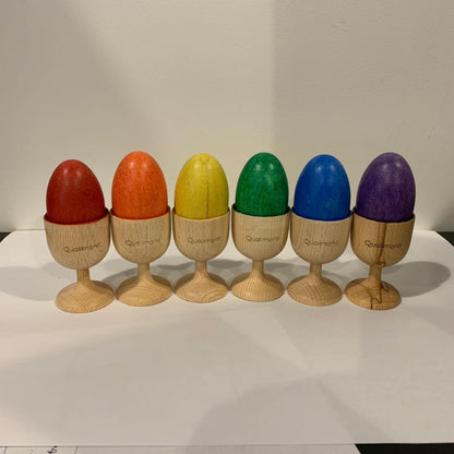 Wooden Color Sorting Eggs