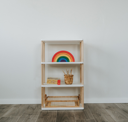 Modular Montessori Mini Shelf for Kids Toy Storage Nursery Shelves