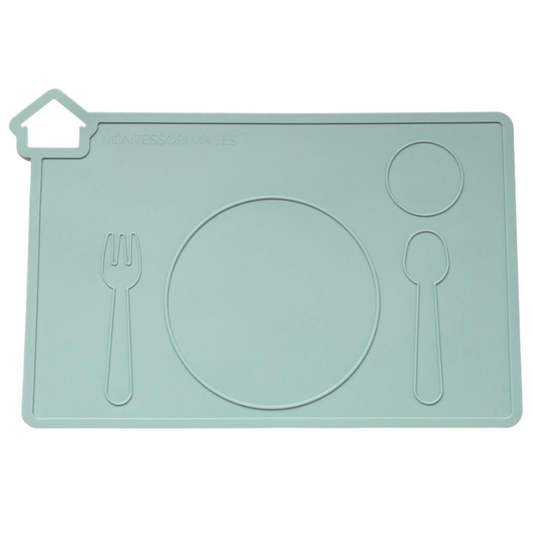 Original Montessori Mates® Silicone Placemat (Sage Green)