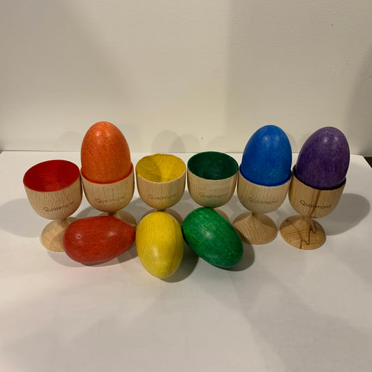 Wooden Color Sorting Eggs