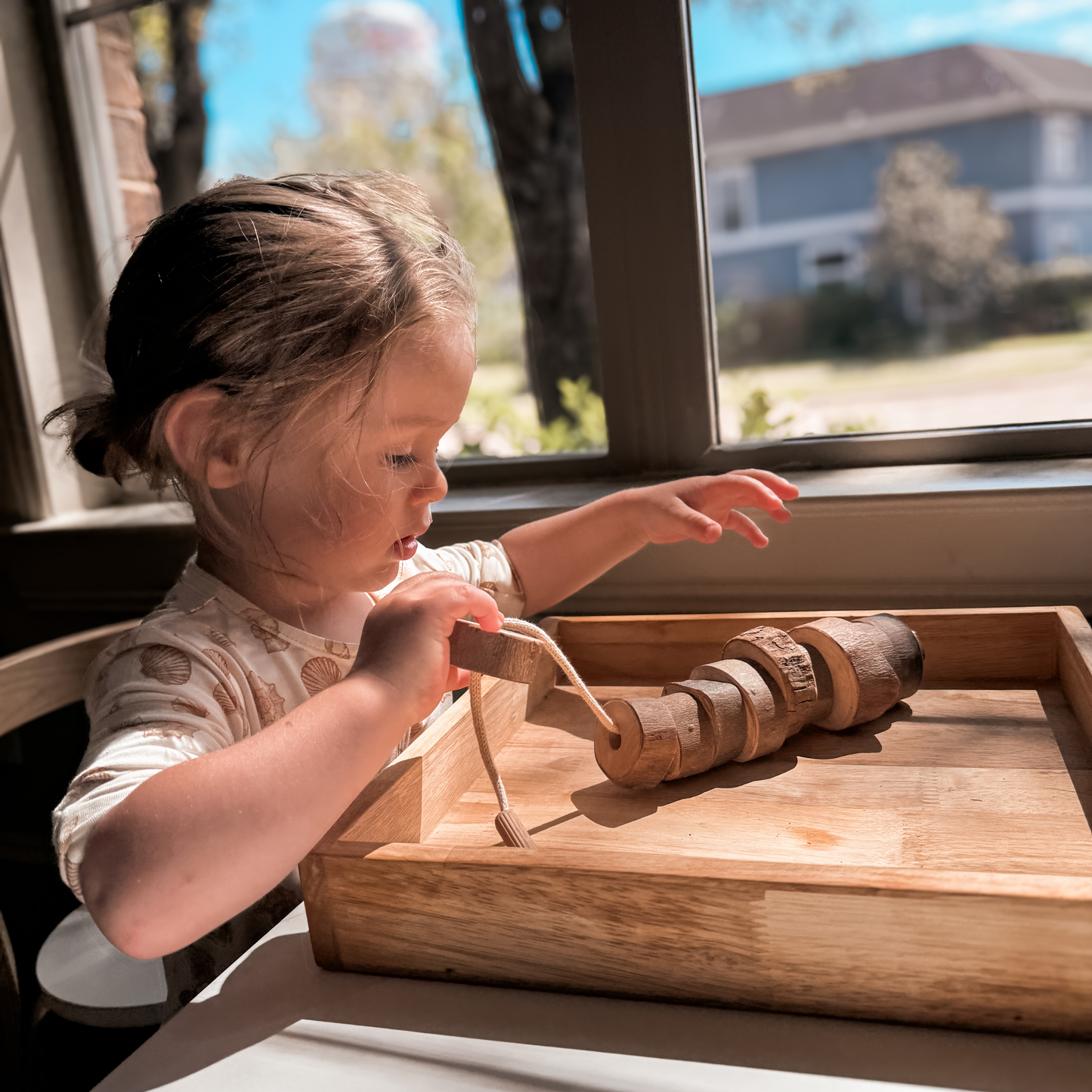 Threading Activity for Toddlers