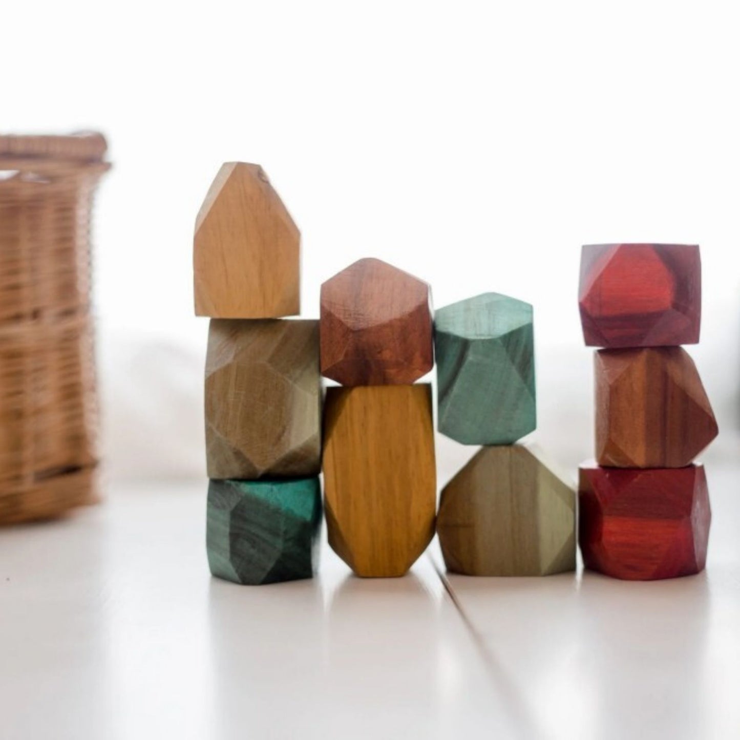 Color Wooden Gems