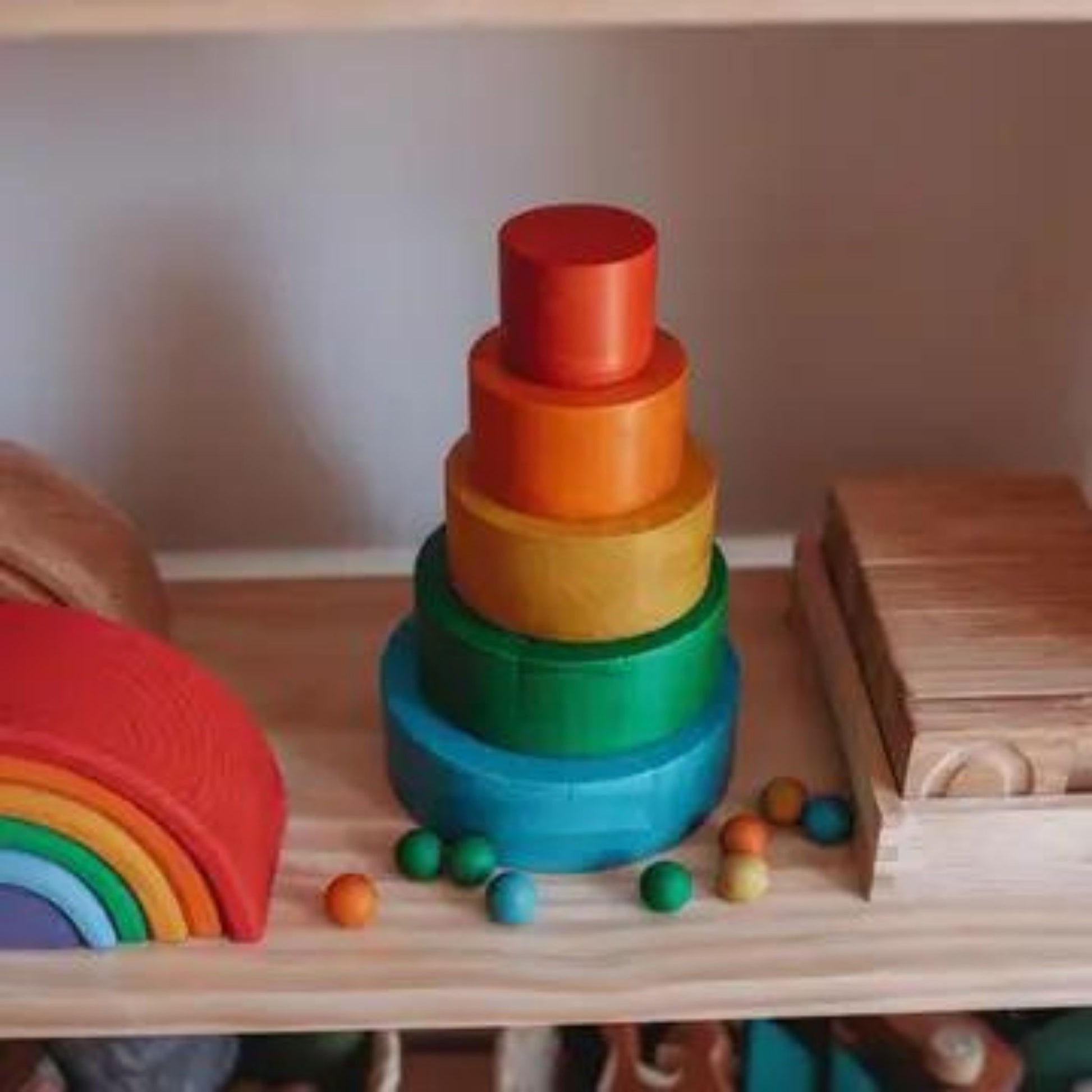 Colored Nesting and Stacking Bowls