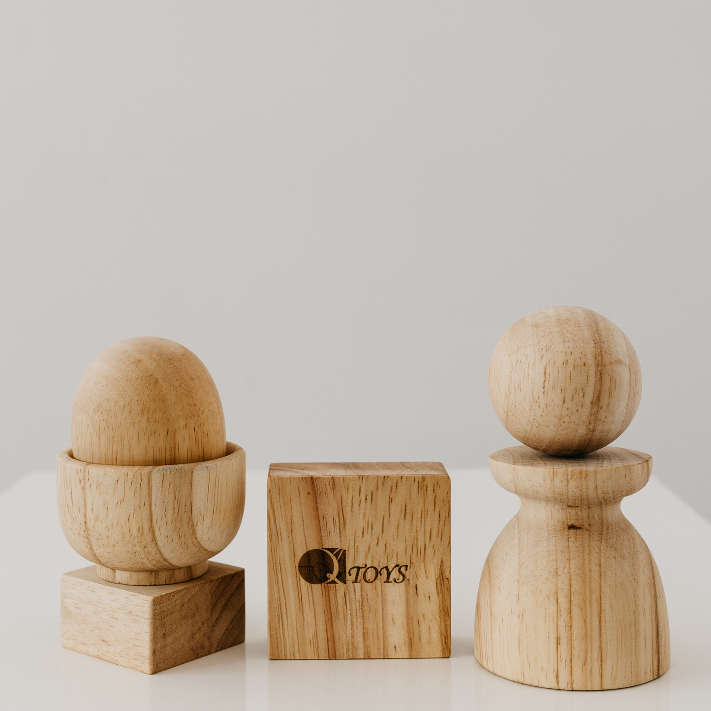 Montessori Egg, Ball and Cube Set