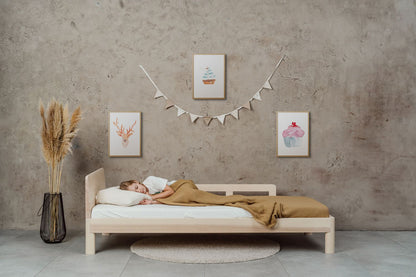 Montessori Bed – Eco-Friendly Hardwood Bed for Kids