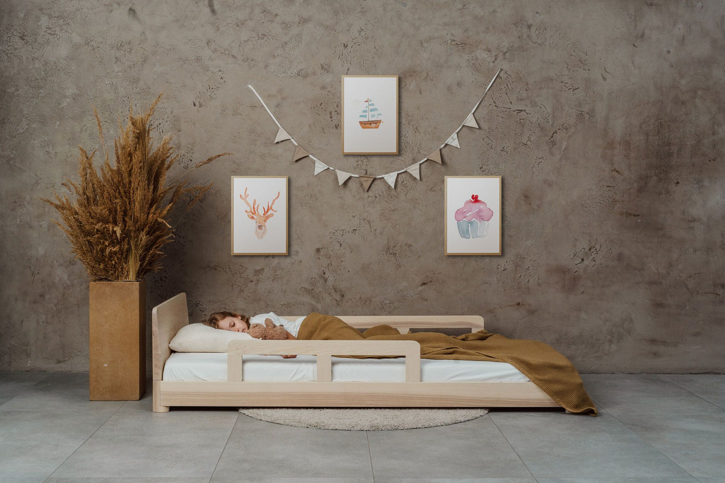 Montessori Bed – Eco-Friendly Hardwood Bed for Kids