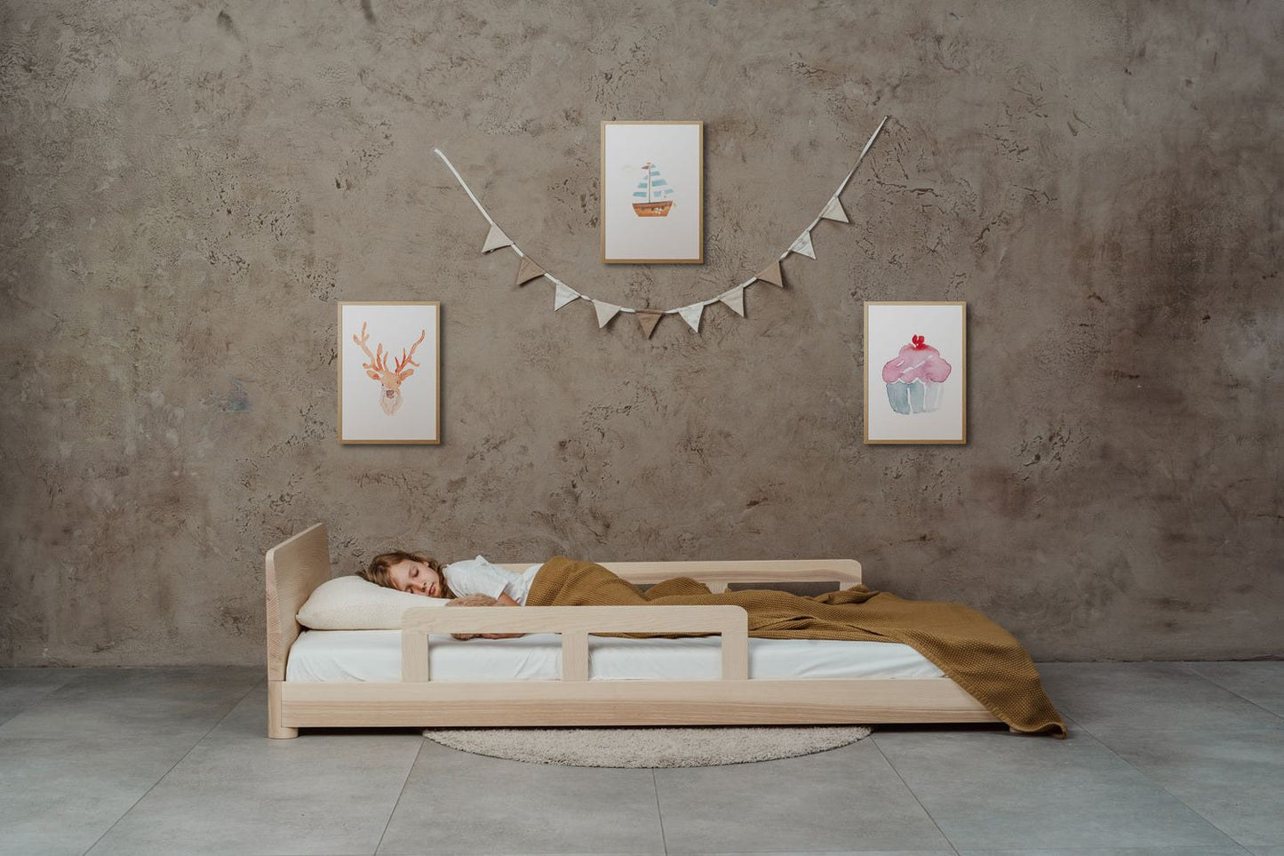 Montessori Bed – Eco-Friendly Hardwood Bed for Kids