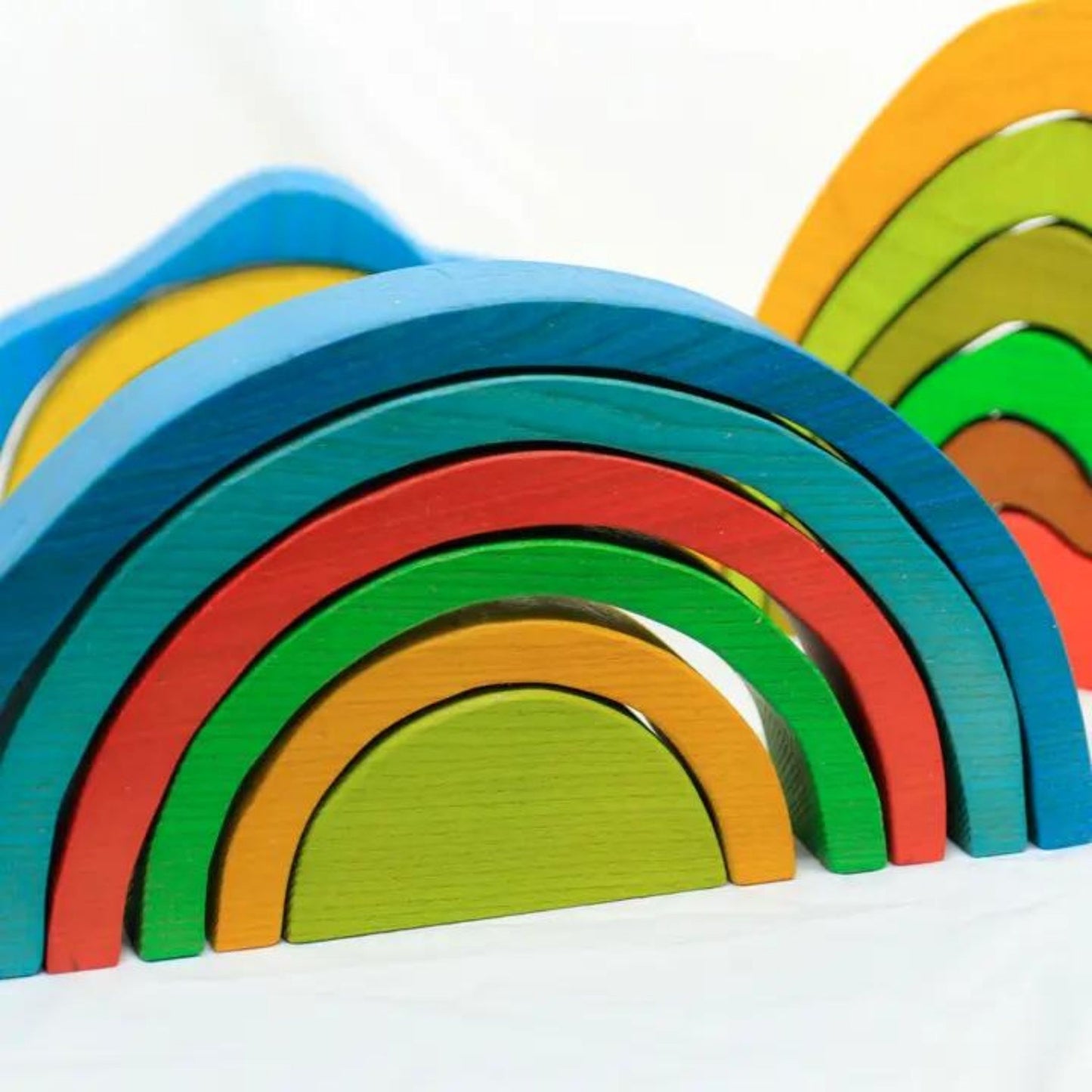 Large Color Rainbow Block Set