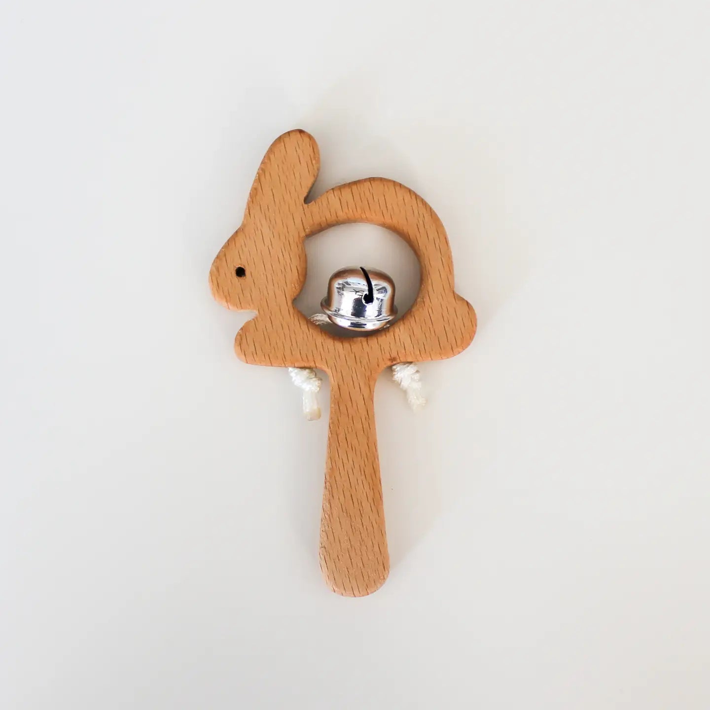 Wooden Bunny Rattle