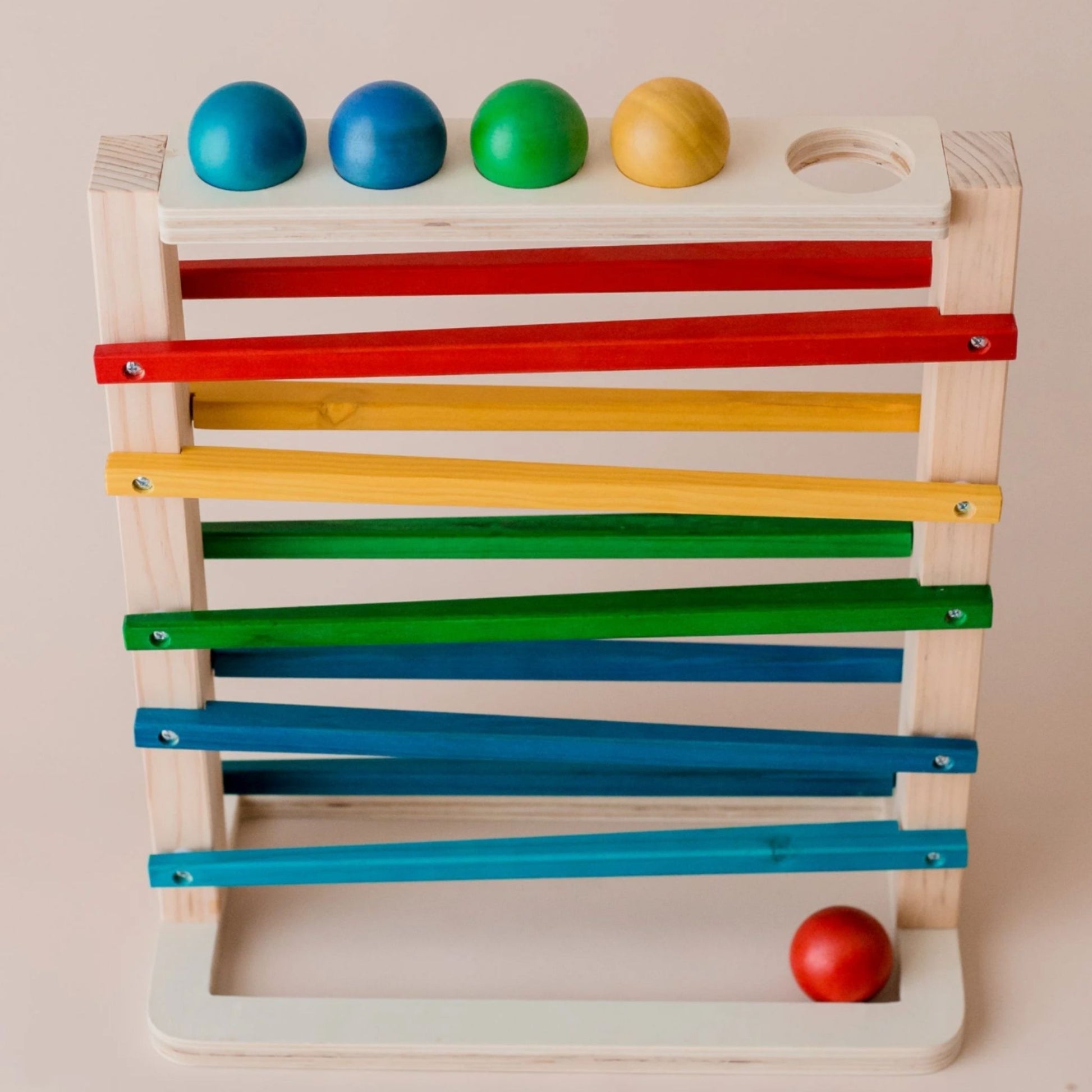 Montessori Wooden Ball Tracker