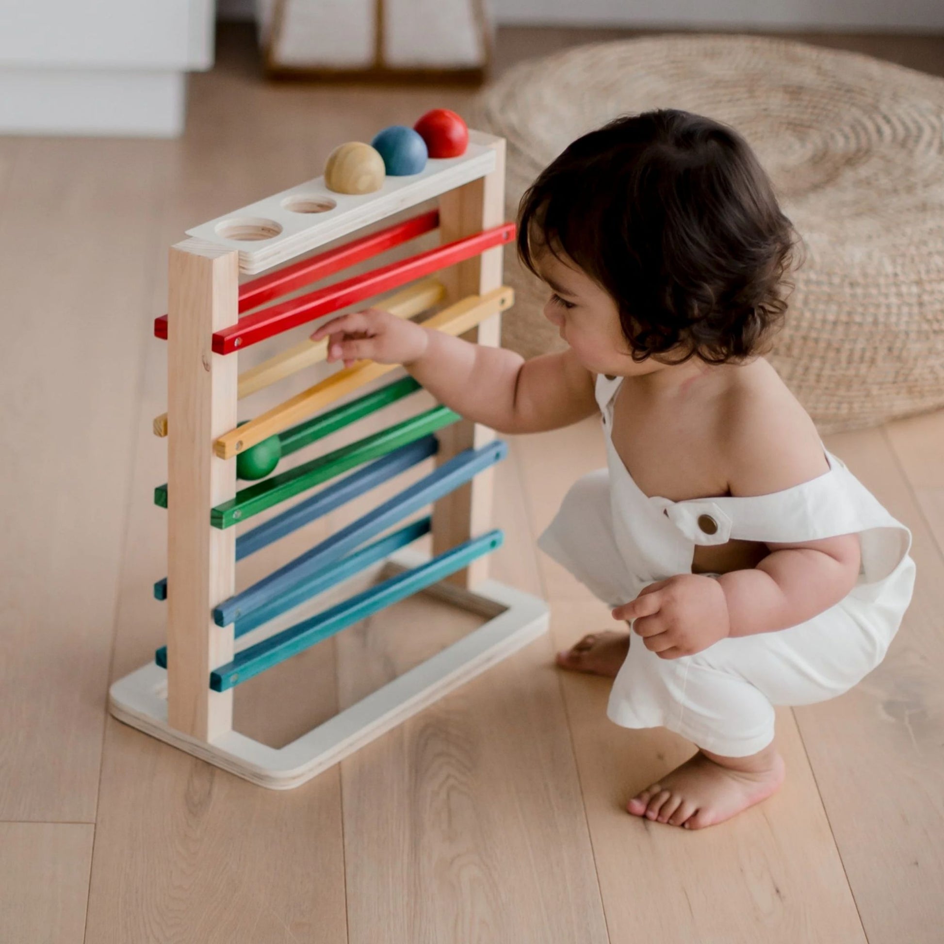 Montessori Wooden Ball Tracker