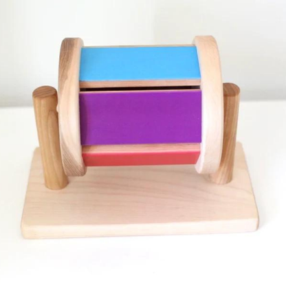 Montessori Spinning Rainbow Drum