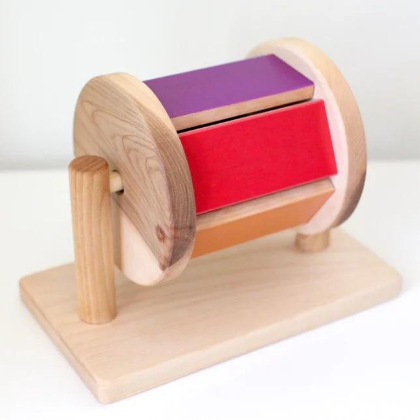 Montessori Spinning Rainbow Drum