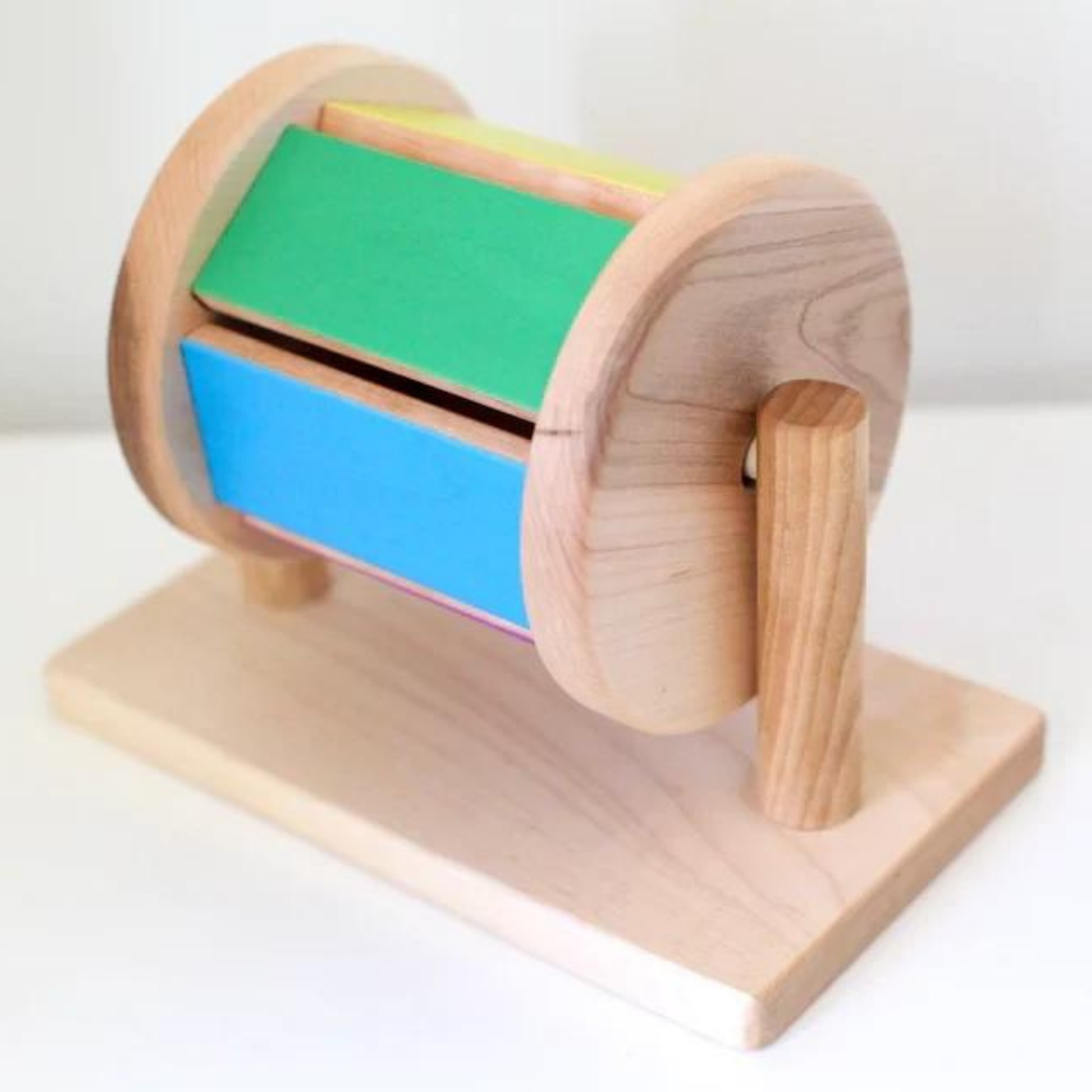 Montessori Spinning Rainbow Drum