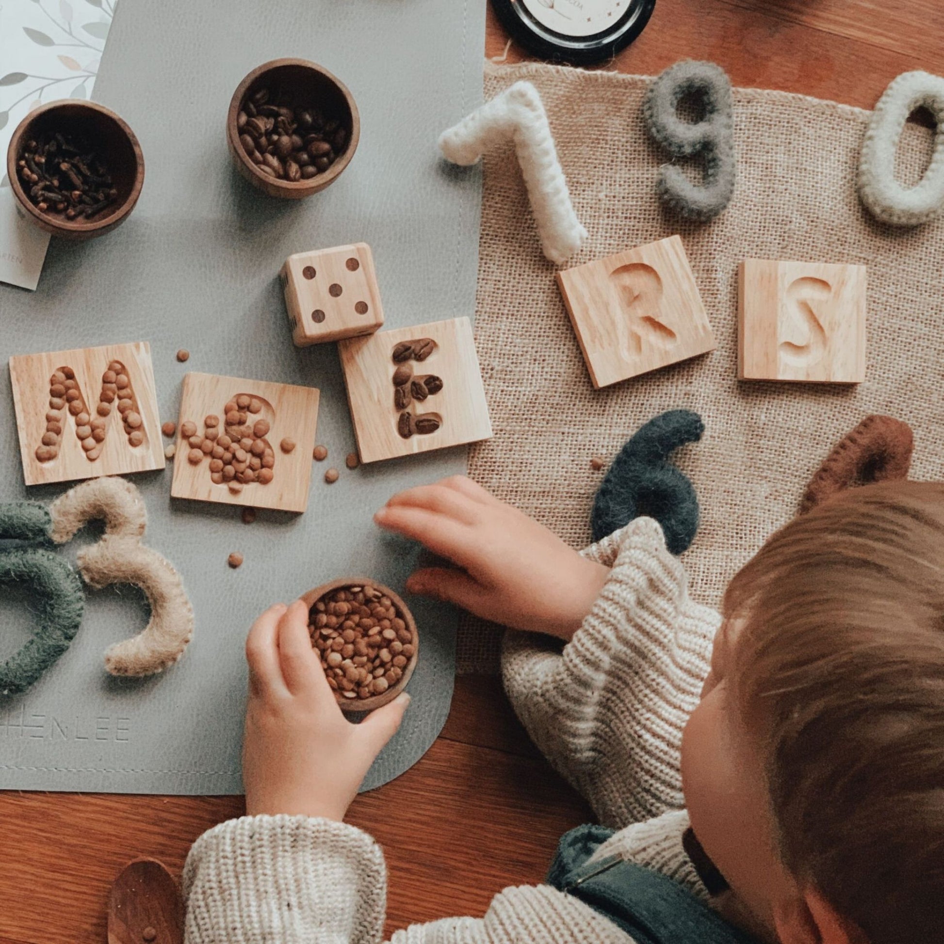 Capital Letter Tracing Tiles