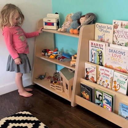 Tiered Toy Shelf