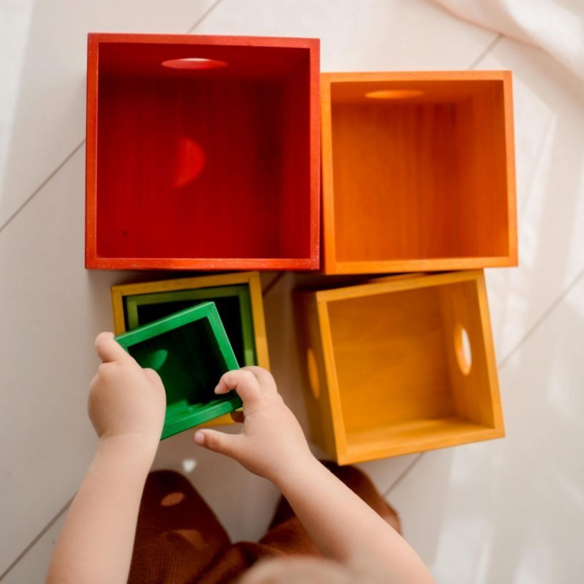 Rainbow Nesting Boxes