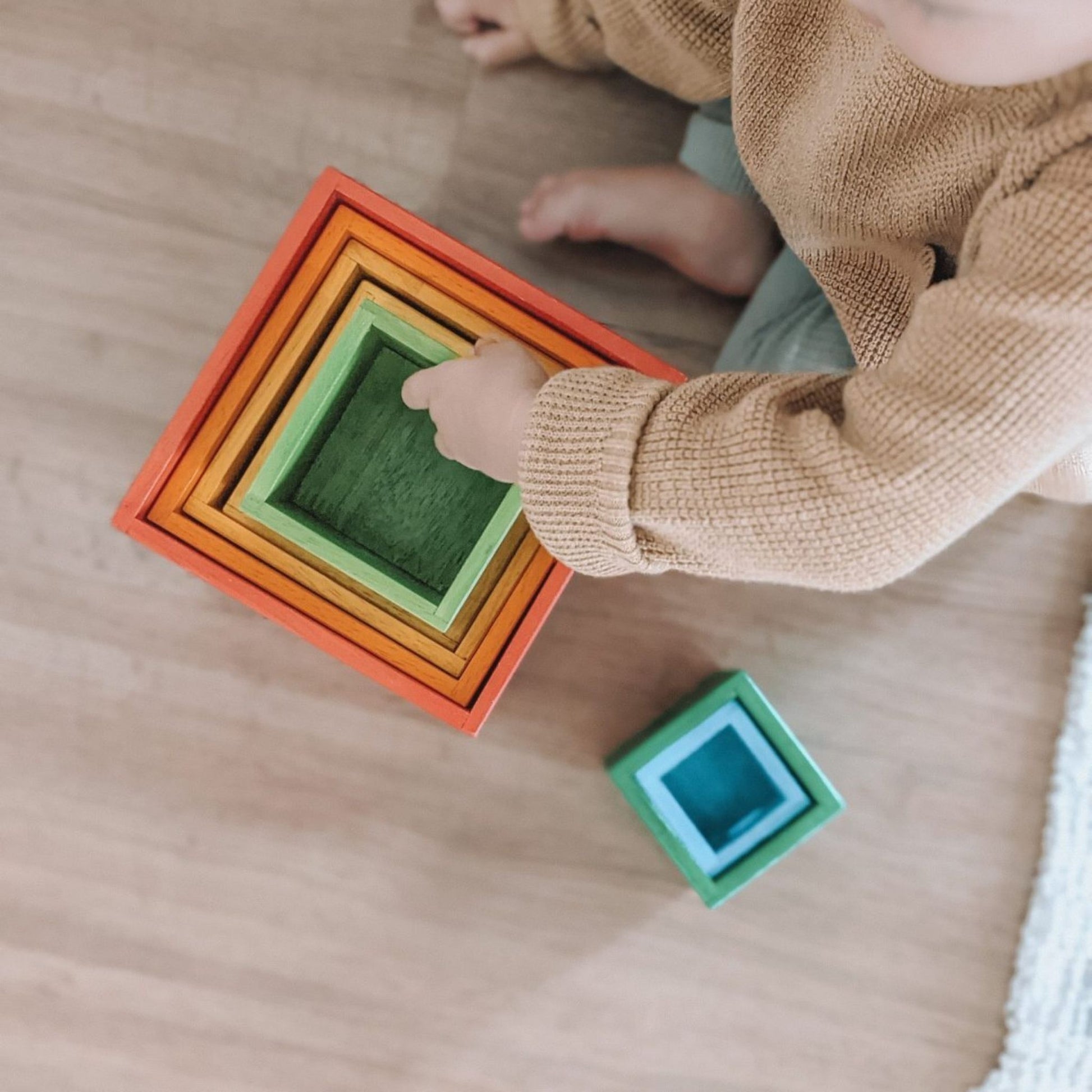 Rainbow Nesting Boxes