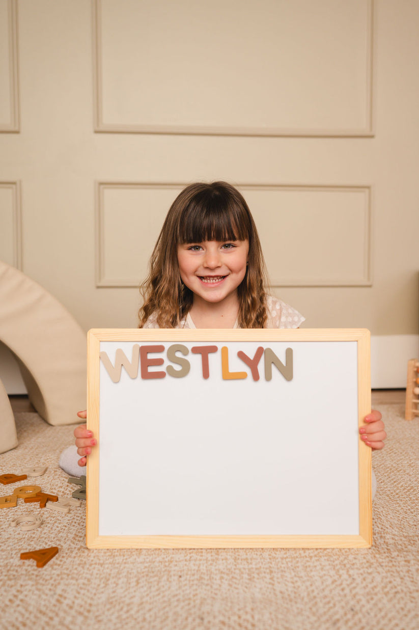 Alphabet Magnet Play Set and Whiteboard Bundle