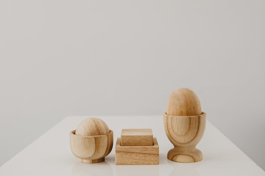 Montessori Egg, Ball and Cube Set