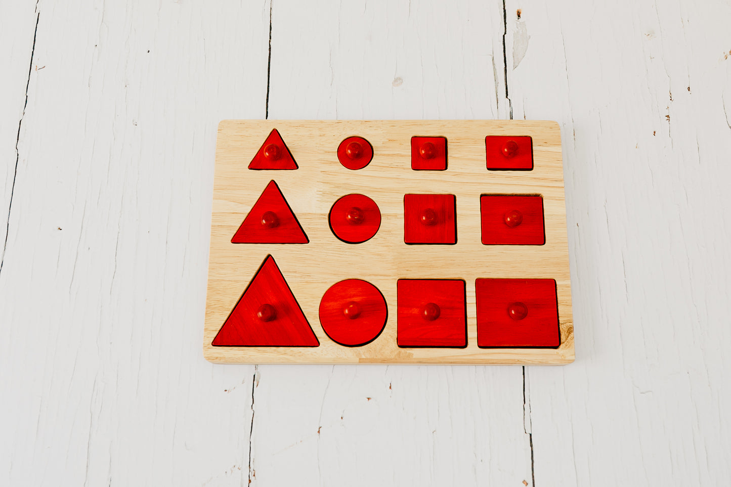 Toddler Knob Shapes Puzzle