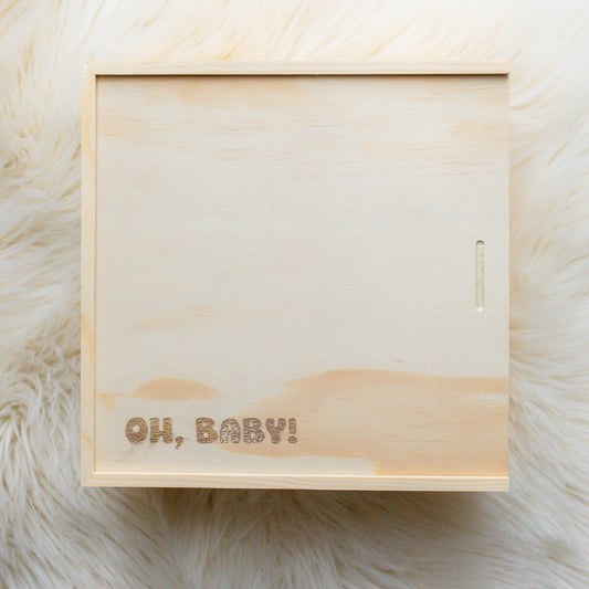 Wooden Baby Box