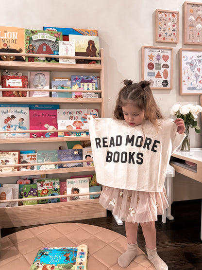 Read More Books" Modern Canvas Banner • Reading Wall Flag