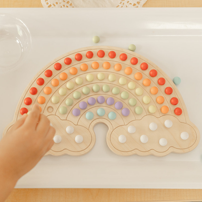 The Rainbow Activity Board - The Nurturing Nook