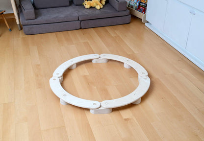 Circular Wooden Balance Beam Set