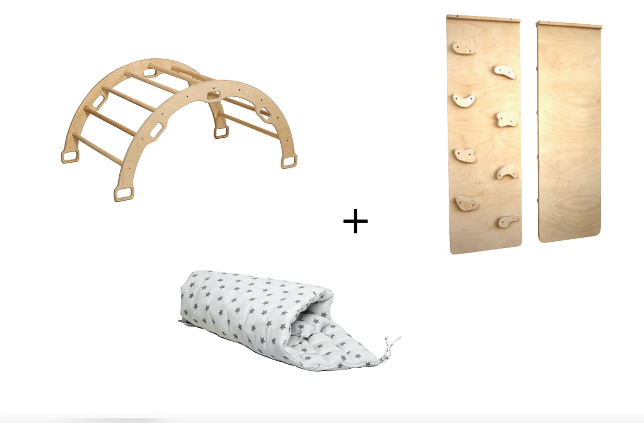 Climbing Arch with Rockwall Ramp and Pillow