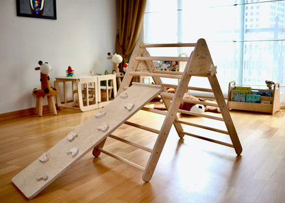 Foldable Climbing Triangle with 2 Ramps