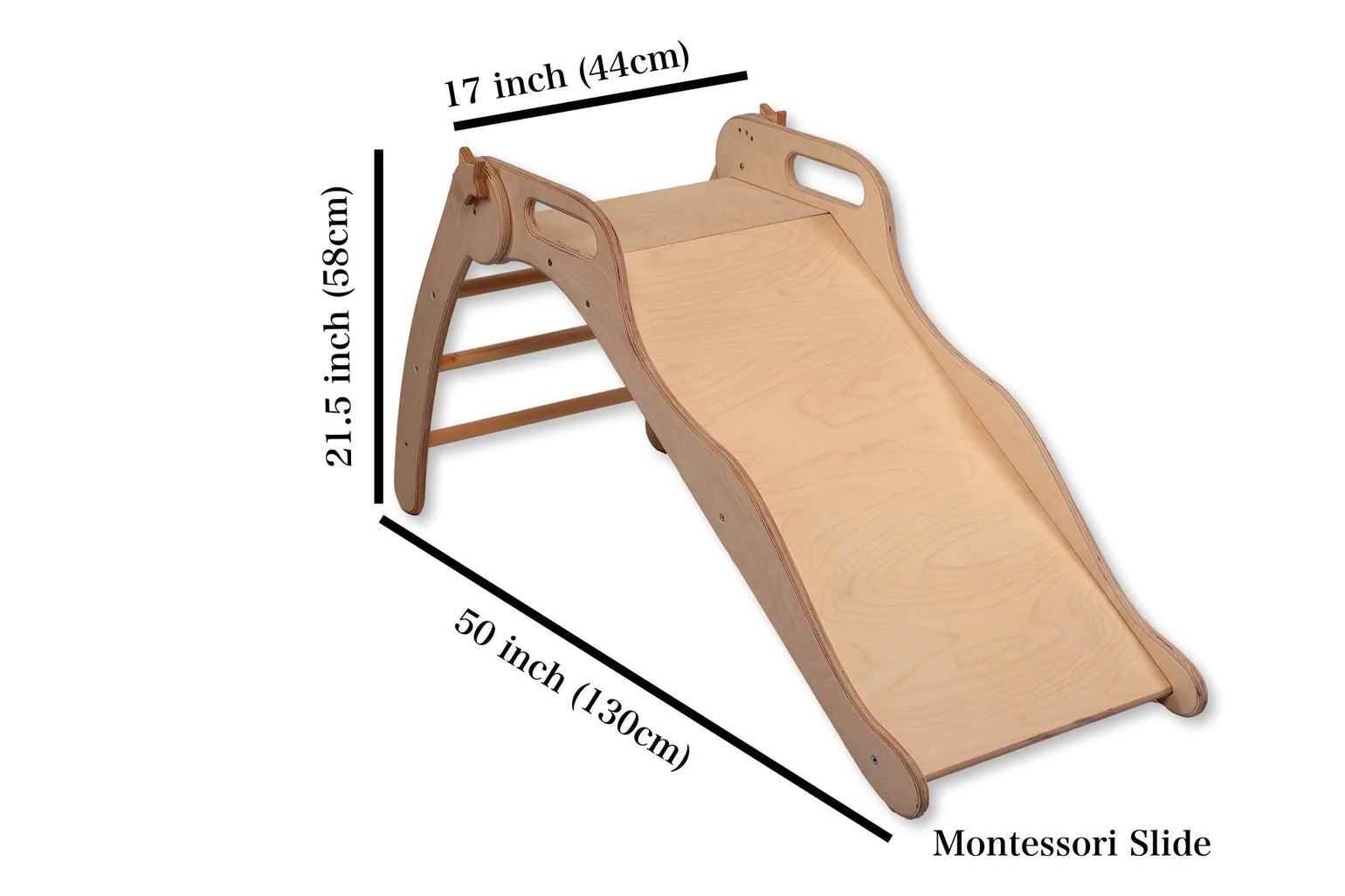 Foldable Wooden Slide - The Nurturing Nook