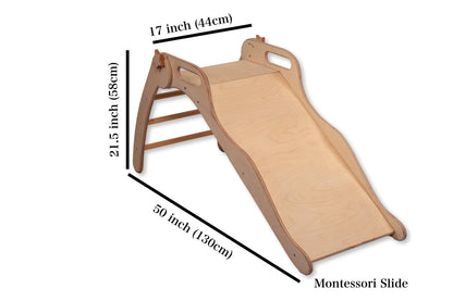 Foldable Wooden Slide - The Nurturing Nook