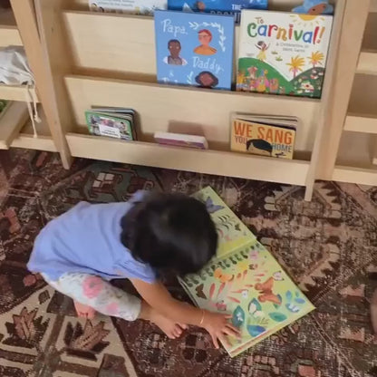 Tiered Montessori Bookshelf