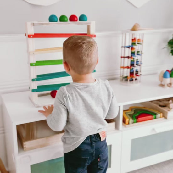 Montessori Wooden Ball Tracker