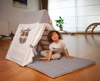 Tent Cover and Mat for Climbing Triangle