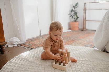 Montessori 9-Peg Puzzle - The Nurturing Nook