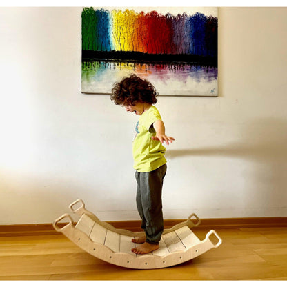 Wooden Balance Board for Toddlers (see ALL options) - The Nurturing Nook